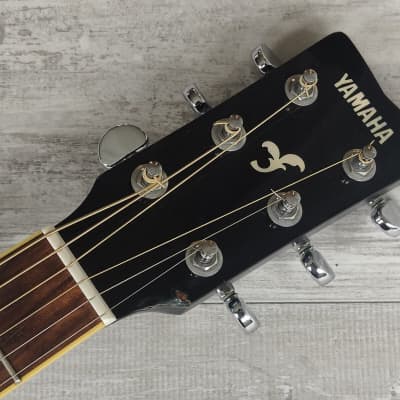 Yamaha FG720S-BL Dreadnought Acoustic Guitar (Black) | Reverb