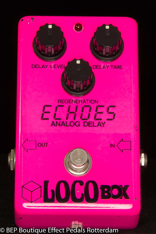LocoBox AD-01 Regeneration Echoes Analog Delay with MN3005 BBD late 70's  Japan