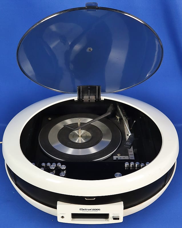 Vintage Weltron 2005 Stereo System Turntable 8 Track Player Record Player Rare 1970s image 1