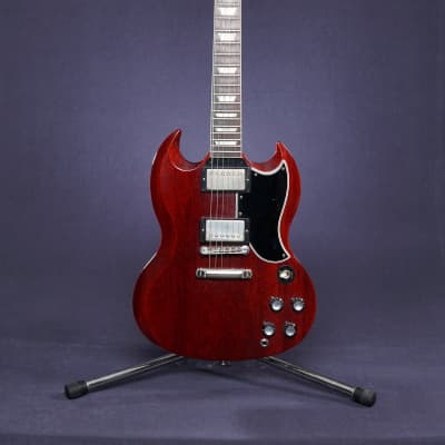 61 Gibson Custom Shop 1961 Les Paul SG Standard Reissue Stop Bar VOS Cherry Red 2021 image 1