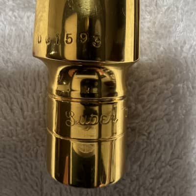 Old Otto link Super tone master #8 90s Gold tenor mouthpiece image 2