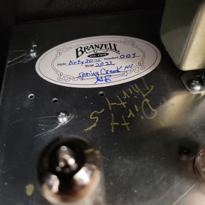 Branzell Dirty Thirty-5 KT66 Loaded 30+ Watt Plexi Guitar Amp Head Black image 11