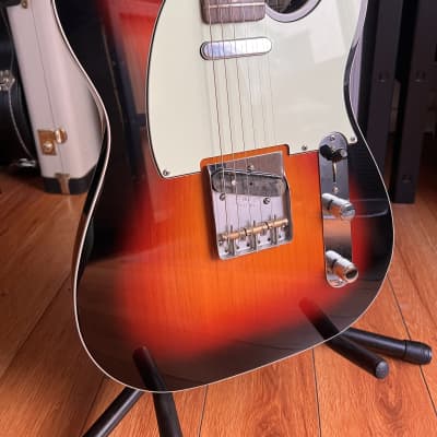 Squier Classic Vibe Telecaster Custom with Rosewood Fretboard 2010 - 2018 - 3-Color Sunburst + upgrades image 3