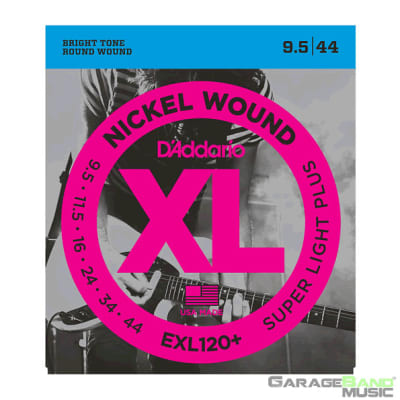 D'Addario EXL120+ Super Light Plus Electric Guitar Strings 9.5 Nickle Wound .095 image 1