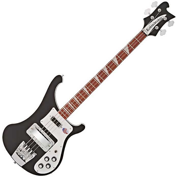 Rickenbacker 4003 Matte Black Limited Edition Electric Bass Guitar