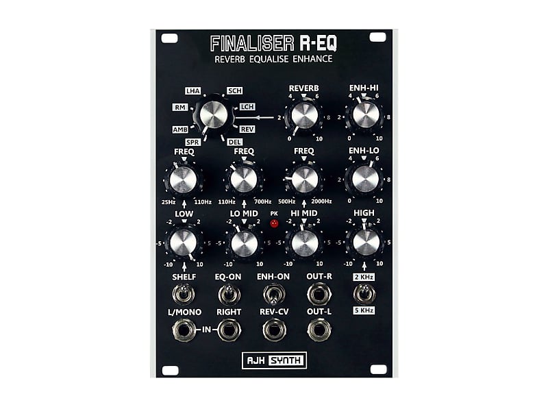 AJH Synth Finaliser R-EQ Reverb (Black) [B-STOCK] | Reverb