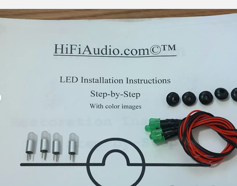 McIntosh MA6200  bulbs lamps lights  			