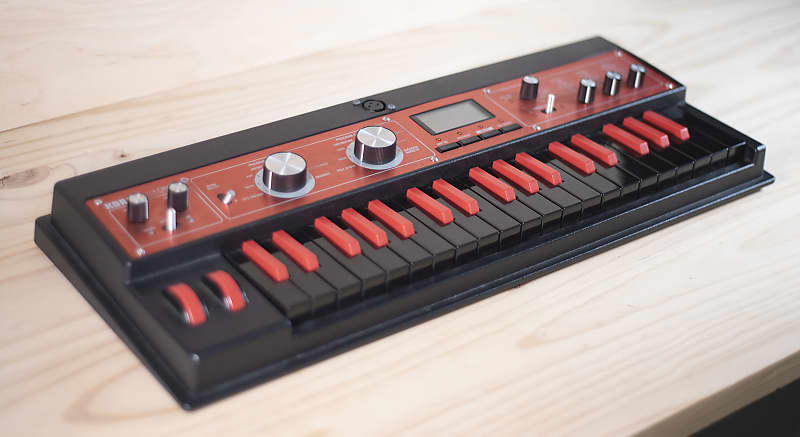 RARE Red MicroKORG XL+ Analog Modeling Synthesizer W/ Vocoder | Reverb