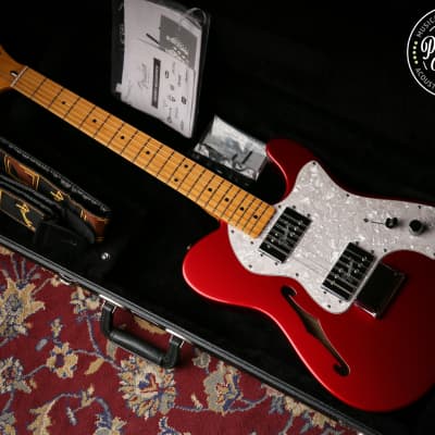 Fender American Vintage 72' Reissue Telecaster Thinline Candy Apple Red for sale