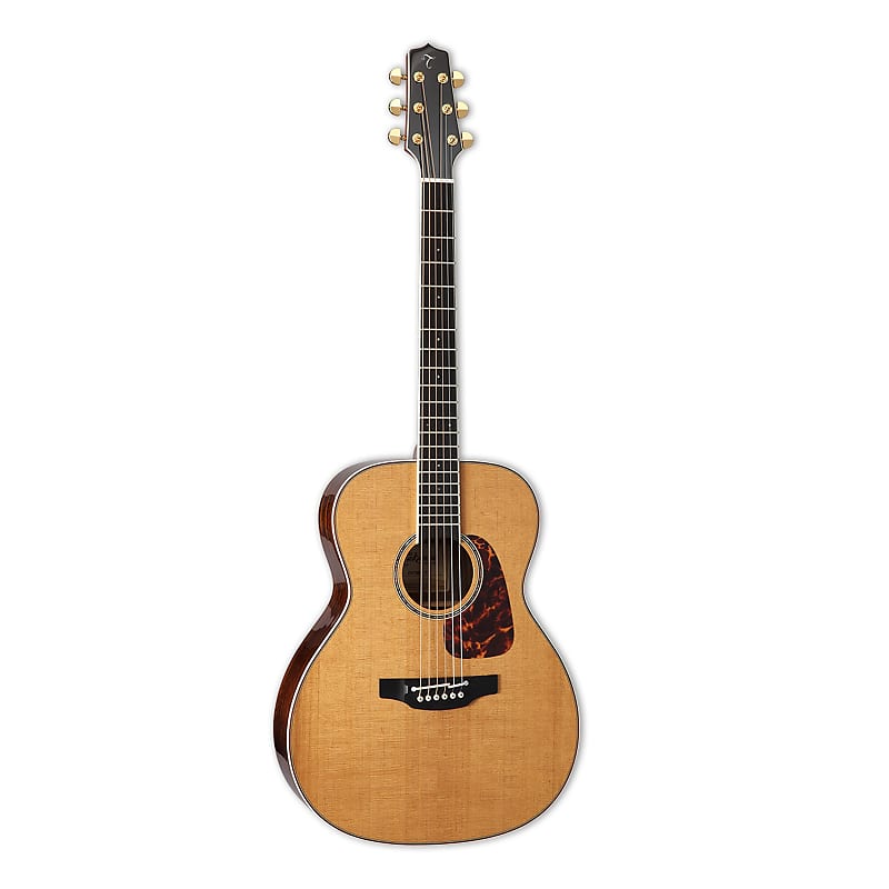 Takamine CP7MO TT Series Orchestral Acoustic Electric Guitar With Case Natural image 1