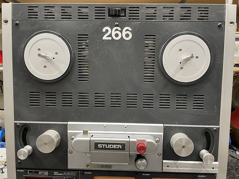 Studer A810 10.5 1/2 track reel to reel tape recorder SERVICED! BUTTERFLY  HEADS!