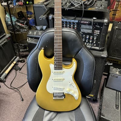 Samick Malibu electric guitar 80s - Gold for sale