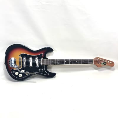 Vintage 60s Teisco / Norma ET-413-3T 3 Pup Mosrite Style Guitar image 1