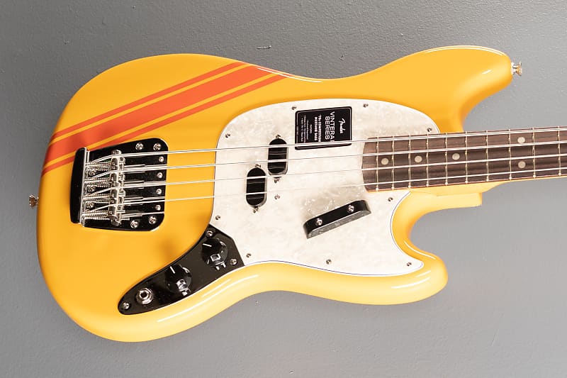 Fender Vintera II 70's Competition Mustang Bass - Competition Orange image 1