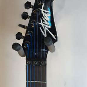 Fender H. M. Strat  Blue image 3
