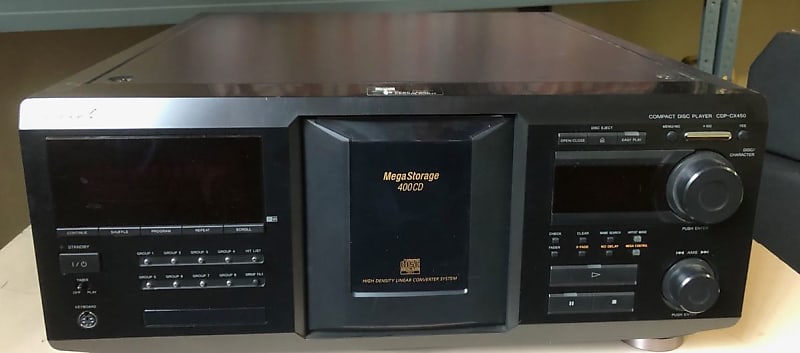 CD changer Sony CDP CX 450 - 400 disks  			