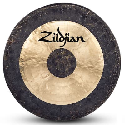 Zildjian P0501 34" Hand Hammered Gong Made In China - Traditional Finish image 1