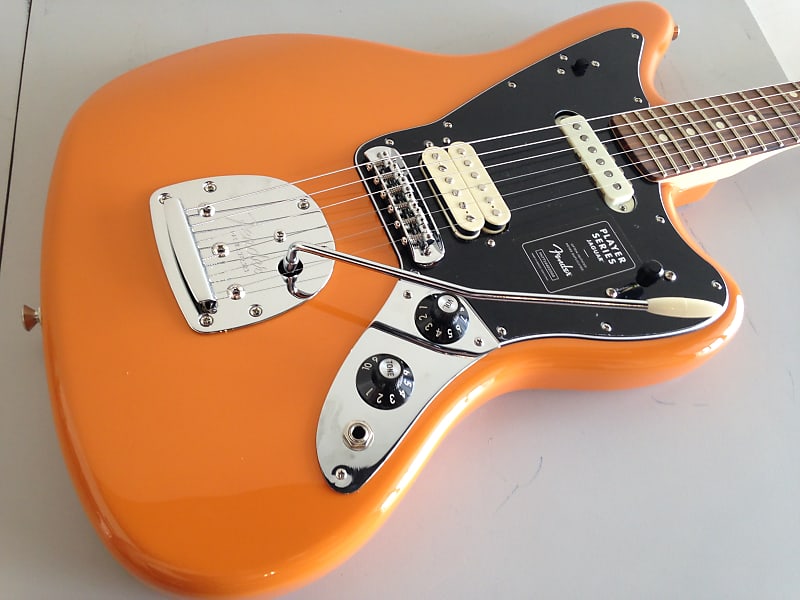 FENDER PLAYER JAGUAR PF Capri Orange Fender Player Jaguar Pau