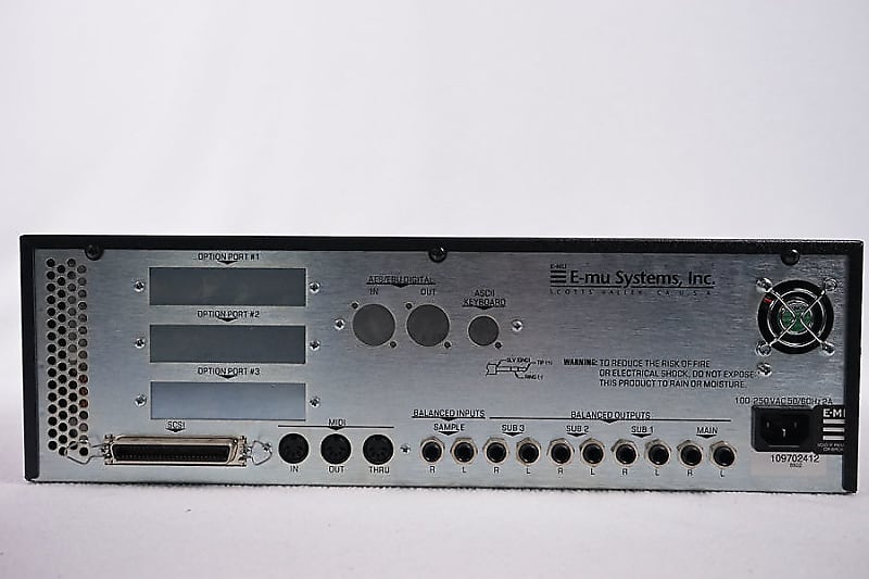 E-MU Systems E6400 Emulator Rackmount 64-Voice Sampler Workstation image 2