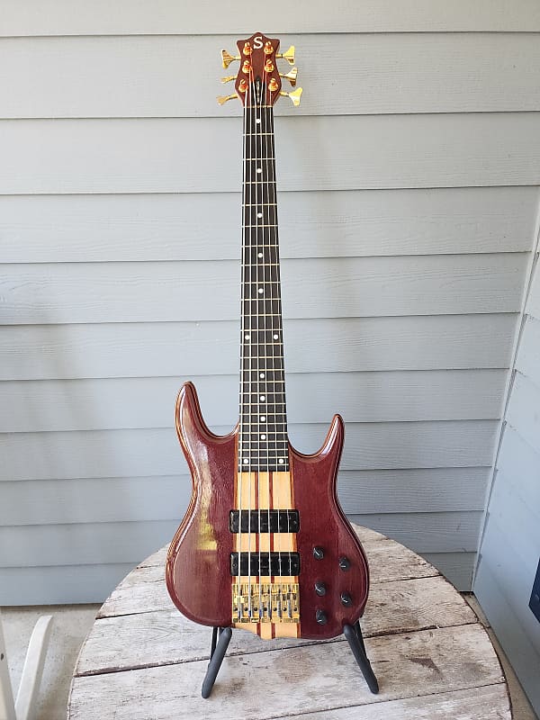 Rare 1996 Ken Smith BT 6 Purpleheart Bass | Reverb