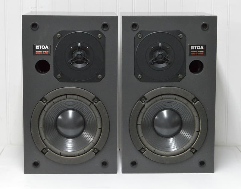TOA 265ME Near Field Studio Monitor Pair Reverb