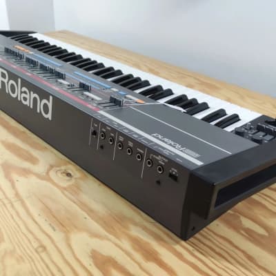 Roland Juno-106 61-Key Programmable Polyphonic Synthesizer 1984 - 1985 - Black + Original Box image 7
