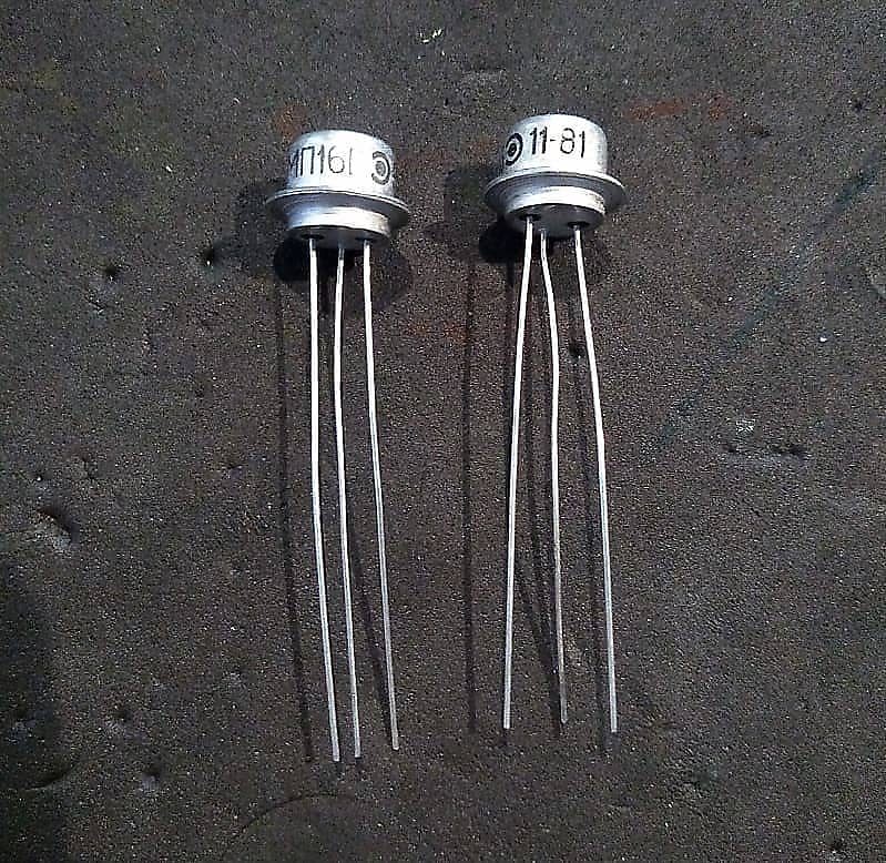 Soviet era 2x PNP Germanium JB Fuzz Face Transistors Reverb
