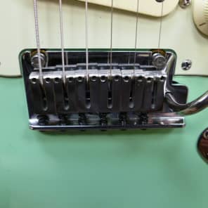 2013 Fender American Deluxe Stratocaster V Neck  Surf Green image 7