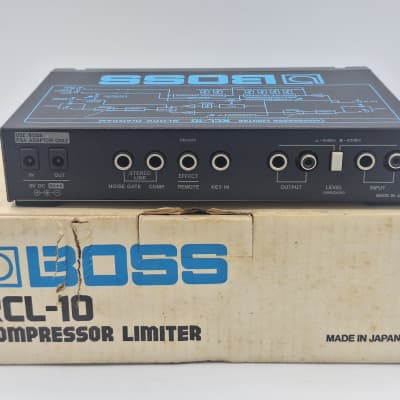 🎶Boss RCL-10 Micro Rack Series Compressor Limiter 1985