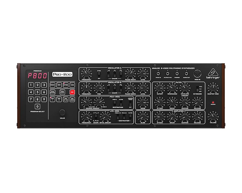 Behringer Pro-800 8-voice Polyphonic Analog Synthesizer, 59% OFF