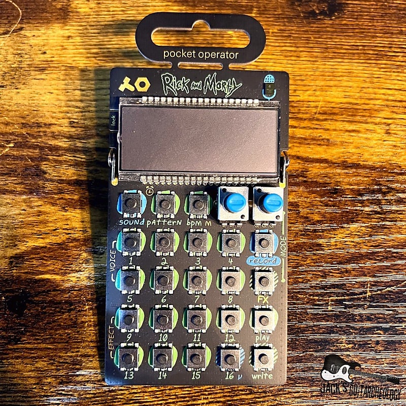 Teenage Engineering Pocket Operator PO-137 'Rick & Morty Teenage Engineering Pocket Operator PO-137 'Rick & Morty