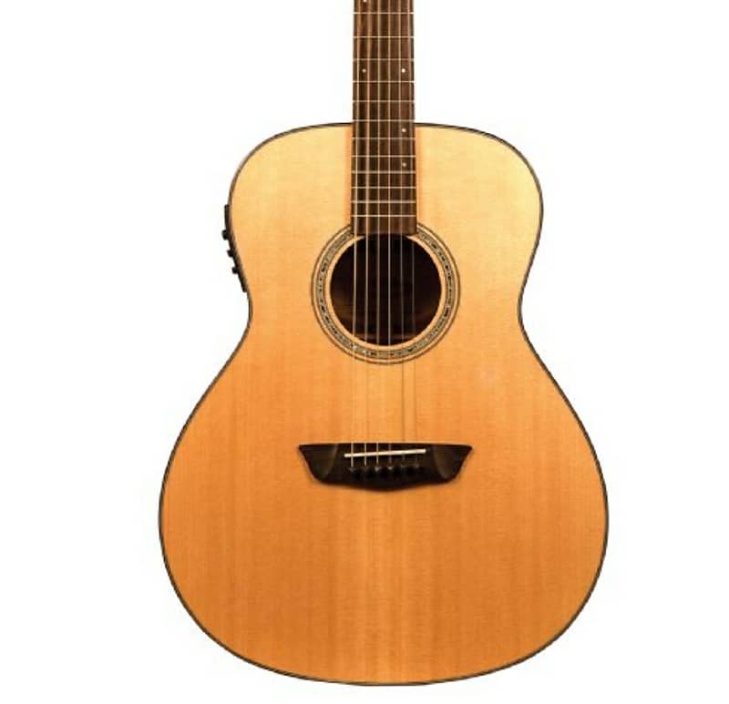 Washburn WLO100SWEK-D Woodline Solidwood Series Orchestra Cutaway Acoustic-Electric Guitar image 1