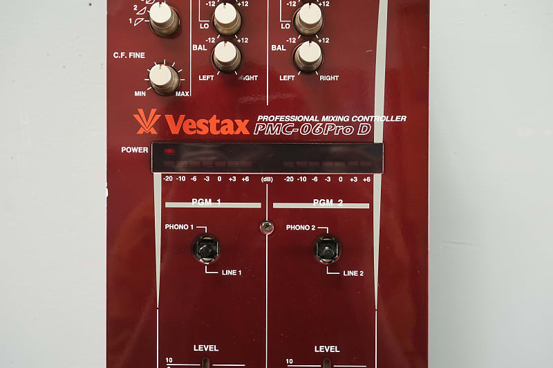 Vestax PMC-06 Pro D Samurai - Burgundy Professional Slim DJ Mixing  Controller