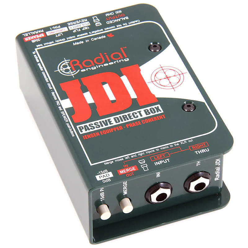 Radial JDI Passive Direct Box | Reverb