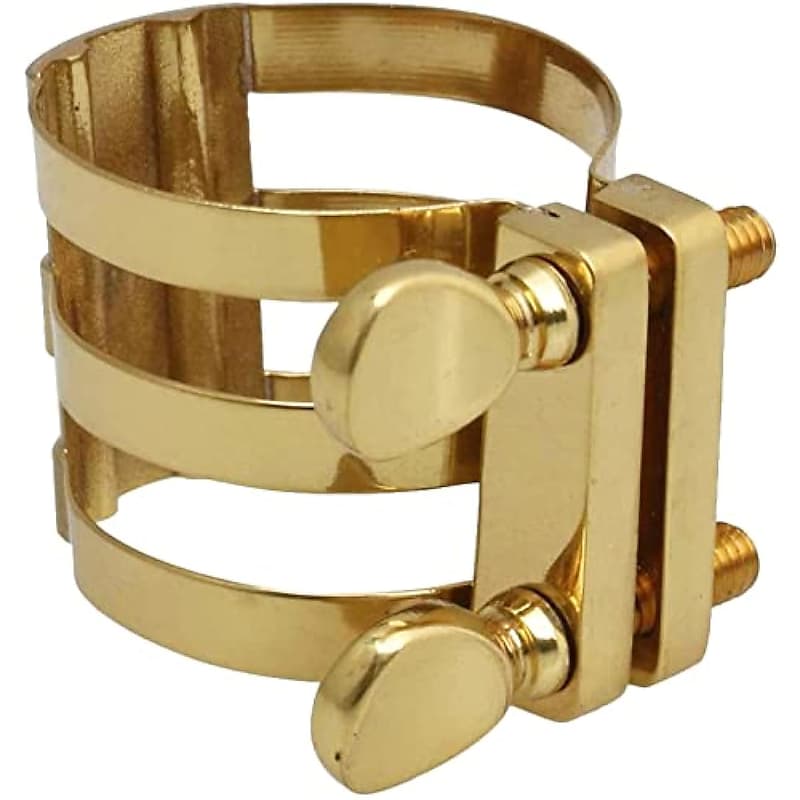 Brass Alto Sax Ligature Double Screws Ligature Fastener Reverb