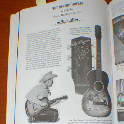 1955 Roy Rogers Cowboy Guitar 1/2 size Neck Reset Pro Setup Original Soft Shell Cowboy Case image 12