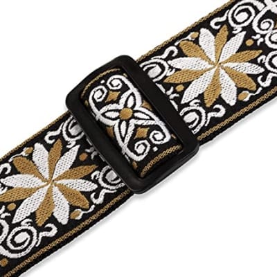 Levy's M8HT-13 2" Jacquard Weave Hootenanny 60's Style Guitar Strap image 3