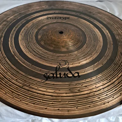 SALUDA Dark Thin Hand Hammered 20" Prototype Ride Cymbal image 1
