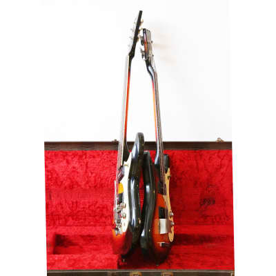 1966 Mosrite Short Scale Bass Prototype Vintage Rare Mk V Ventures Body 1-Of-A-Kind Custom 25” Scale Length Electric Bass Guitar w/ OHSC image 4