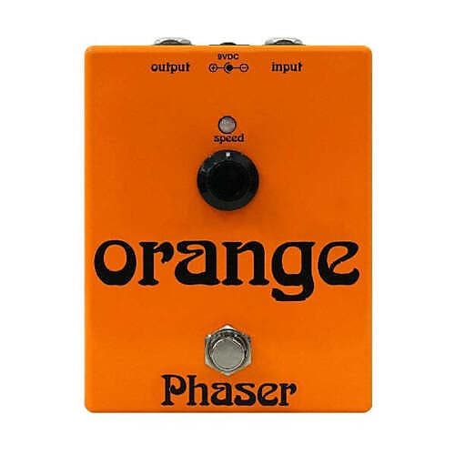 Orange Phaser Effects Pedal - Made in UK image 1