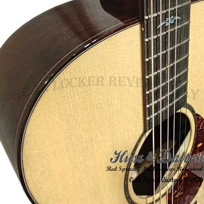 Huss & Dalton OM 14-fret Custom Red Spruce & Madagascar Rosewood handcrafted guitar 5831 image 8