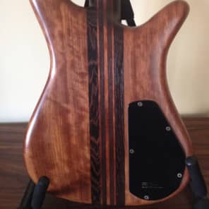 Warwick Streamer Left Handed Fretless Bass made in German 1980's Wood Natural Finish image 4