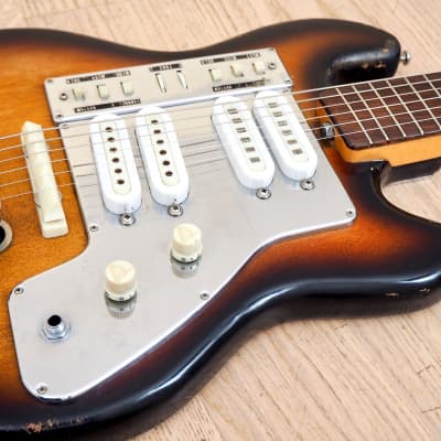 1960s Guyatone LG-140T Vintage Four Pickup Electric | Reverb