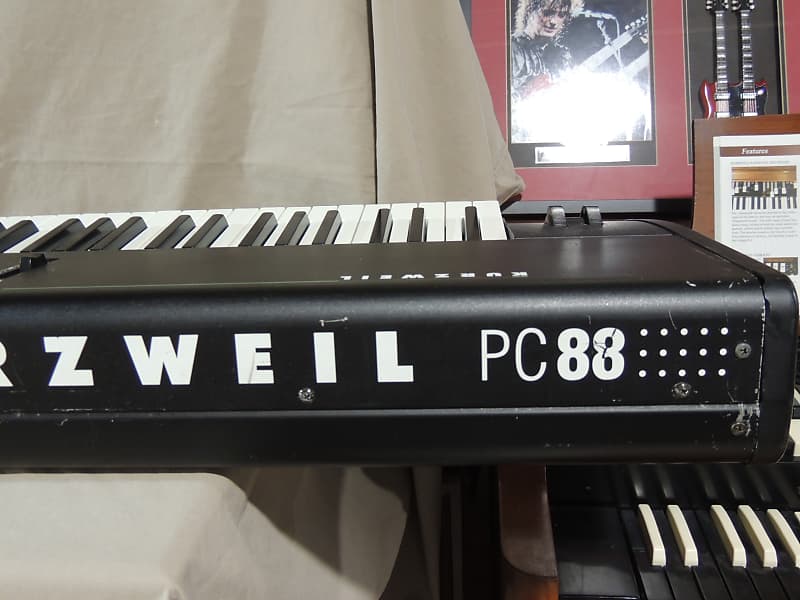 Kurzweil PC-88 88 weighted key stage piano with Manual & AC Adapter [Three  Wave Music]