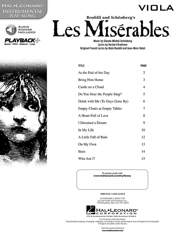 LES MISERABLE (BOOK/AUDIO CD) 