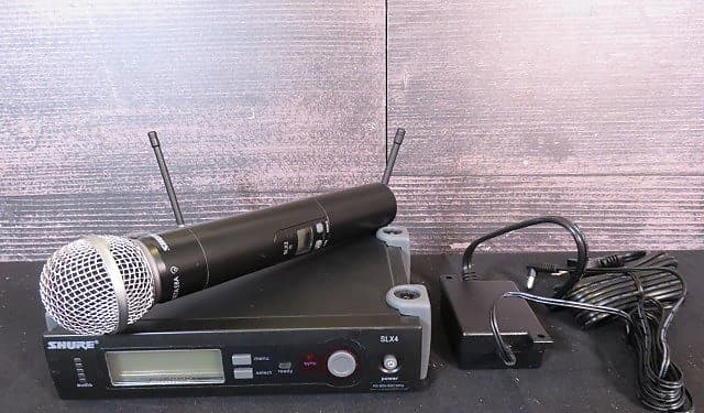 Shure SLX4 WIRELESS HAND HELD MICROPHONE SYSTEM | Reverb