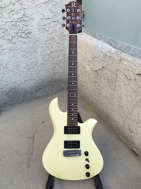 1983 B.C. Rich EAGLE - original NJ Series NECK-THROUGH -Vintage Cream white  pearl