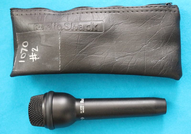 Radio Shack 331070D omnidirectional dynamic mic by Shure Reverb
