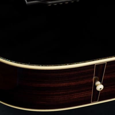 Bourgeois OM-42 Black Top Adirondack Spruce and Indian Rosewood NEW image 15