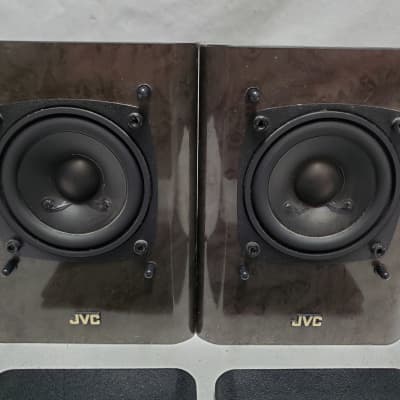JVC SP-UX1000GR Compact Bookshelf Speakers #743 Good Working & Sounding Condition - Sold As A Pair - image 3